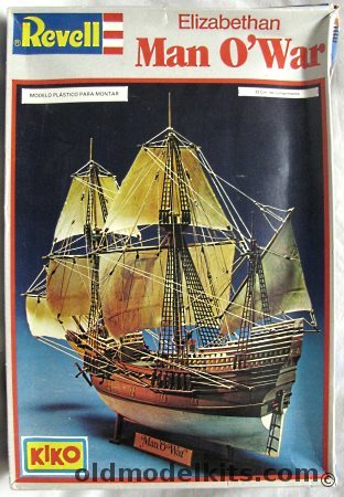 Revell Elizabethan Man 'O War Sailing Ship, 5402 plastic model kit